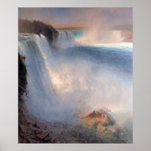 Niagara Falls från amerikansidan Poster