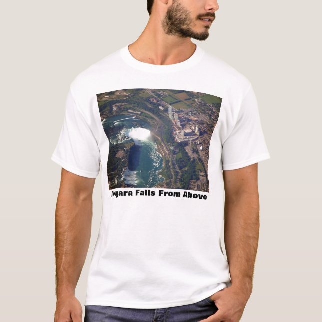 Niagara Falls från över T Shirt (Framsida)