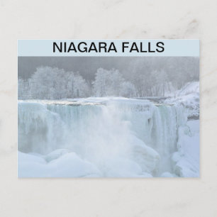 NIAGARA FALLS FROZEN POSTCARD VYKORT