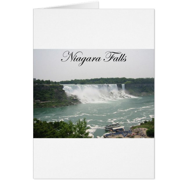 Niagara Falls Hälsningskort (Framsidan)