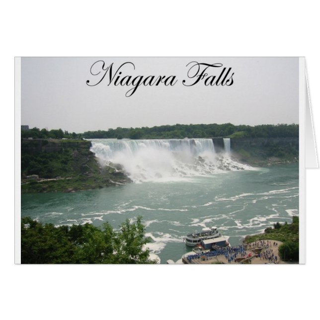 Niagara Falls Hälsningskort (Framsidan Horizontal)