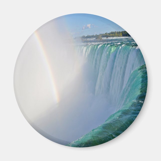 Niagara Falls Horseshoe Falls & Rainbow Magnet (Framsidan)