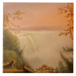 Niagara Falls (Horseshoe Falls) (Rembrandt Peale) Kakelplatta