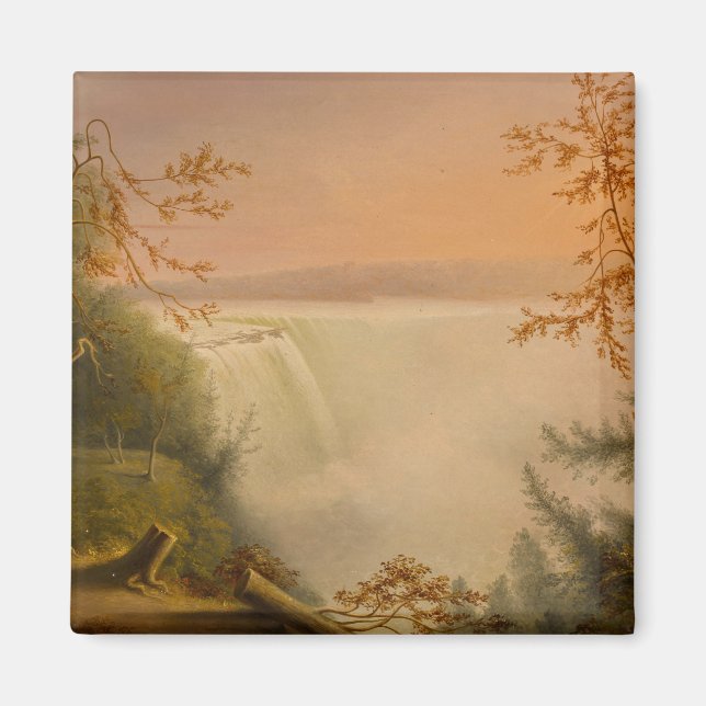 Niagara Falls (Horseshoe Falls) (Rembrandt Peale) Magnet (Framsidan)
