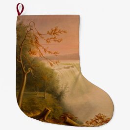 Niagara Falls (Horseshoe Falls) (Rembrandt Peale) Stor Julstrumpa