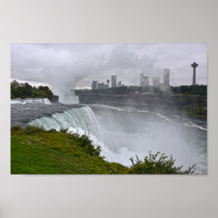 Niagara Falls i Mist, New York Poster