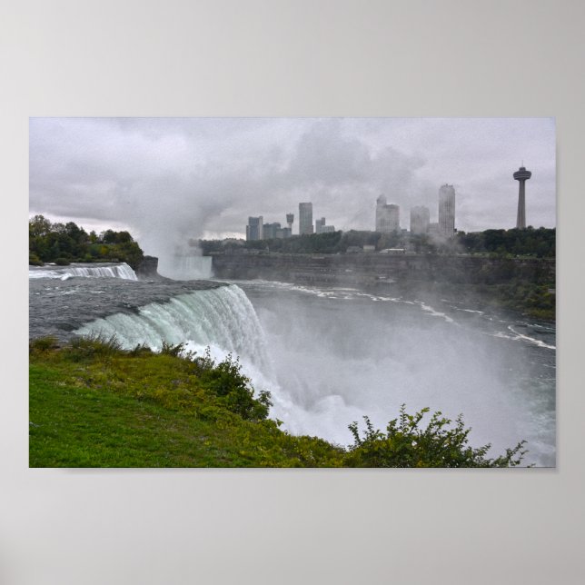 Niagara Falls i Mist, New York Poster (Framsidan)