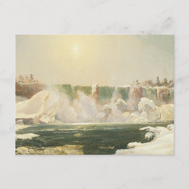 Niagara Falls i Winter av Jasper Francis Cropsey Vykort (Framsida)