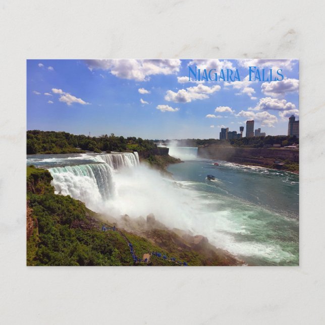 Niagara Falls im Sommer Vykort (Framsida)
