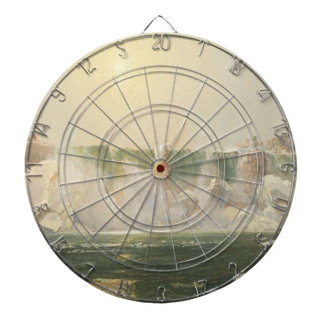 Niagara Falls in Winter (Ice i Vatten) Darttavla (Framsidan)