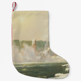 Niagara Falls in Winter (Ice i Vatten) Liten Julstrumpa