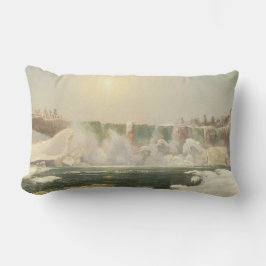 Niagara Falls in Winter (Ice i Vatten) Lumbarkudde