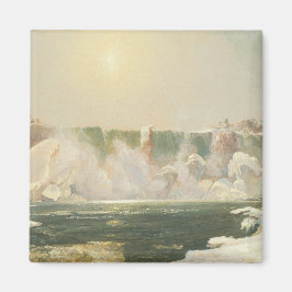 Niagara Falls in Winter (Ice i Vatten) Magnet