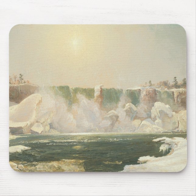Niagara Falls in Winter (Ice i Vatten) Musmatta (Framsidan)