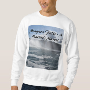 Niagara Falls inspirerade den för manar tröjan Lång Ärmad Tröja