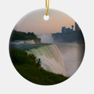 Niagara Falls Julgransprydnad Keramik