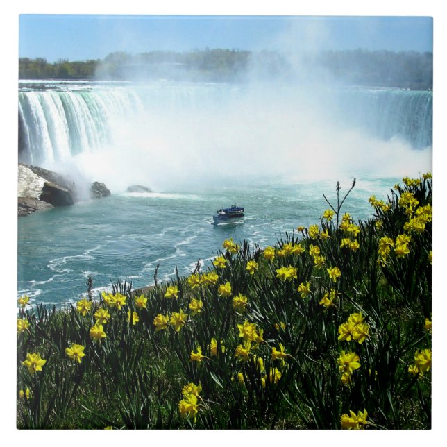 Niagara Falls Kakelplatta (Framsidan)