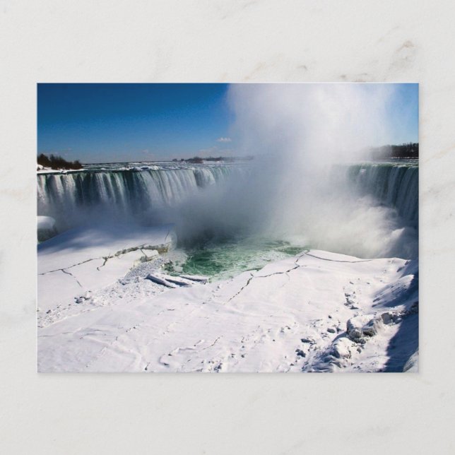 Niagara Falls, Kanada på vintern Vykort (Framsida)