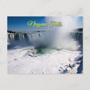 Niagara Falls Kanada på vintern Vykort