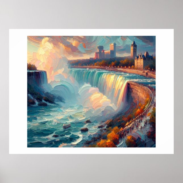 Niagara Falls Kanada Poster (Framsidan)