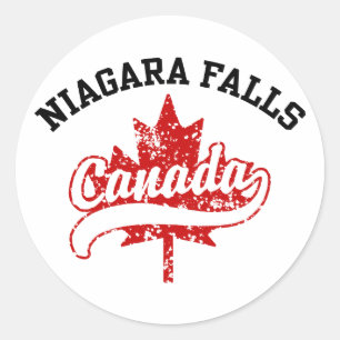 Niagara Falls Kanada Runt Klistermärke