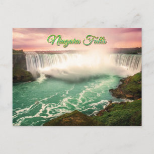Niagara Falls Kanada sunset stilized Vykort