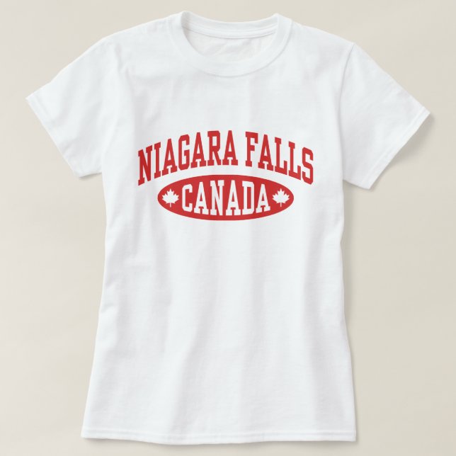 Niagara Falls Kanada T-shirt (Design framsida)