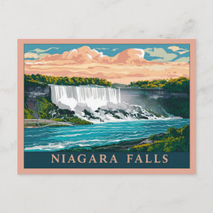 Niagara Falls Kanada, USA Vykort