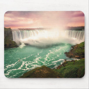 Niagara Falls, kanadensiska solnedgångstiliserade Musmatta