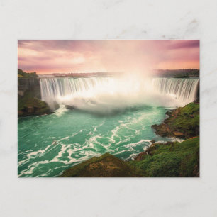 Niagara Falls, kanadensiska solnedgångstiliserade Vykort