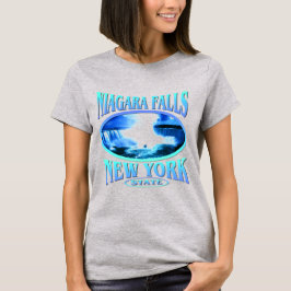 Niagara Falls kvinna Tshirt T-shirt