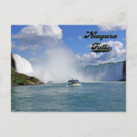 Niagara Falls Maid från Mist Postcard