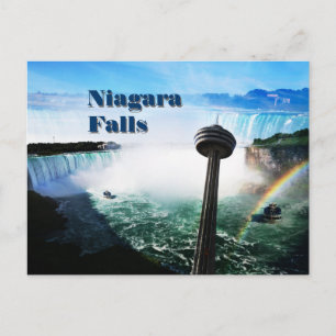 Niagara Falls med regnbåge Vykort