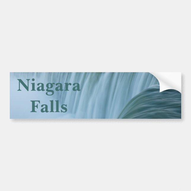 Niagara Falls med text Bildekal (Framsidan)