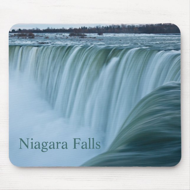 Niagara Falls med text Musmatta (Framsidan)