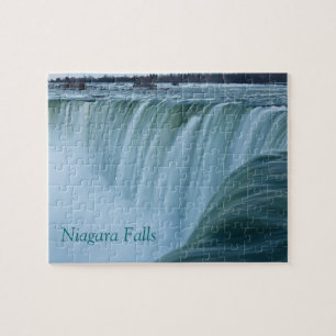 Niagara Falls med text Pussel