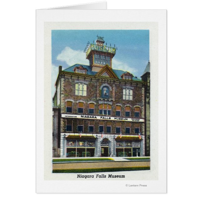 Niagara Falls Museum, vy av Vatten Nymph Hälsningskort (Framsidan)