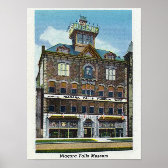 Niagara Falls Museum, vy av Vatten Nymph Poster (Framsidan)