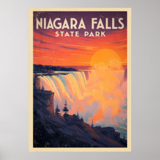 Niagara Falls, nationalpark V02 Poster