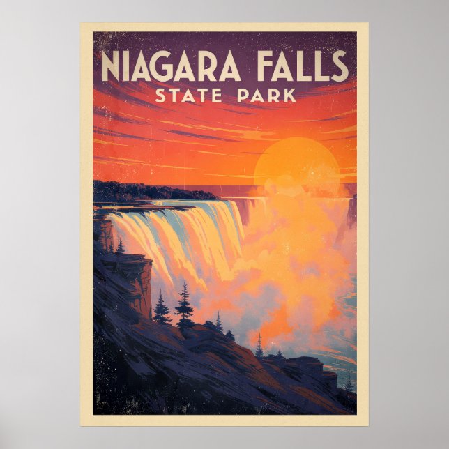 Niagara Falls, nationalpark V02 Poster (Framsidan)