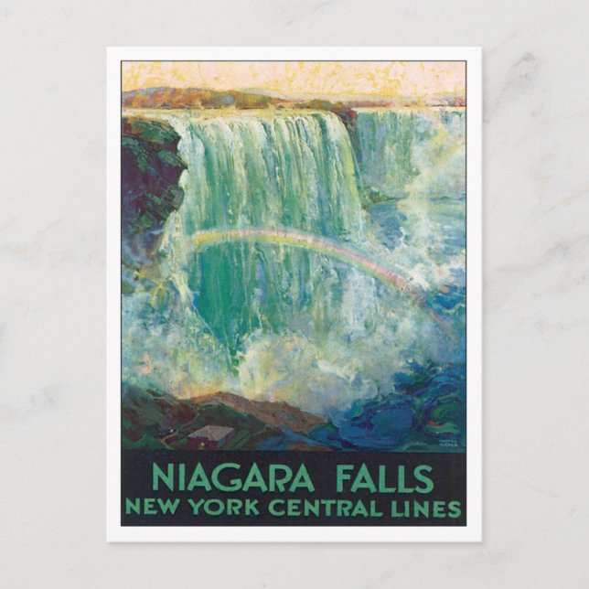 Niagara Falls New York America Vykort (Framsida)