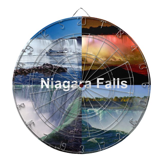 Niagara Falls New York Photo Views Darttavla (Framsidan)