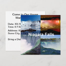 Niagara Falls New York Photo Views Inbjudningar