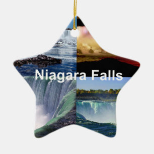 Niagara Falls New York Photo Views Julgransprydnad Keramik