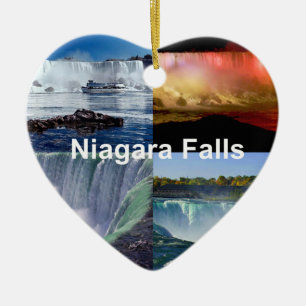 Niagara Falls New York Photo Views Julgransprydnad Keramik