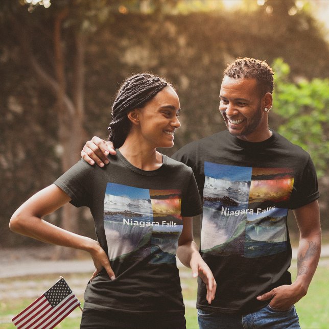 Niagara Falls New York Photo Views Tröja (Niagara Falls New York Unisex T-Shirt)