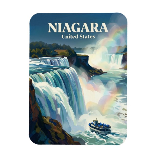 Niagara Falls New York State Magnet (Vertikal)
