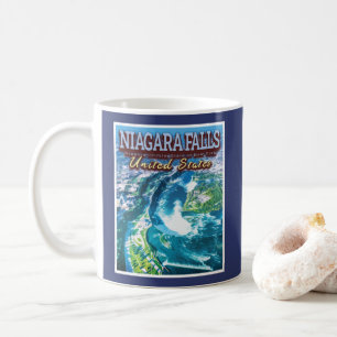 NIAGARA FALLS - NIAGARA NEW YORK FÖRENADE STATER KAFFEMUGG