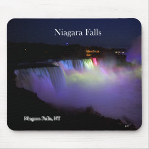 Niagara Falls night mousepad Musmatta