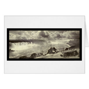 Niagara Falls NY-foto 1909 Hälsningskort